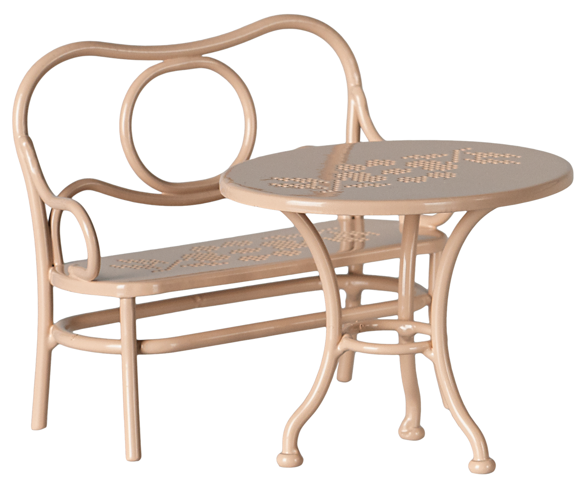 Cafe Set Mouse Big Pale Pink