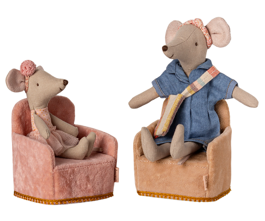 Folding chair, Mouse - Rose