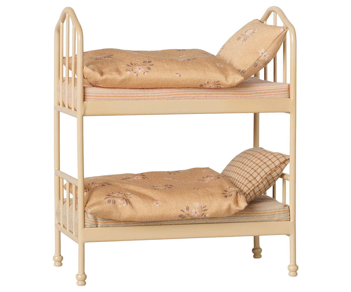 Maileg Mouse Bunk Bed in Wheat