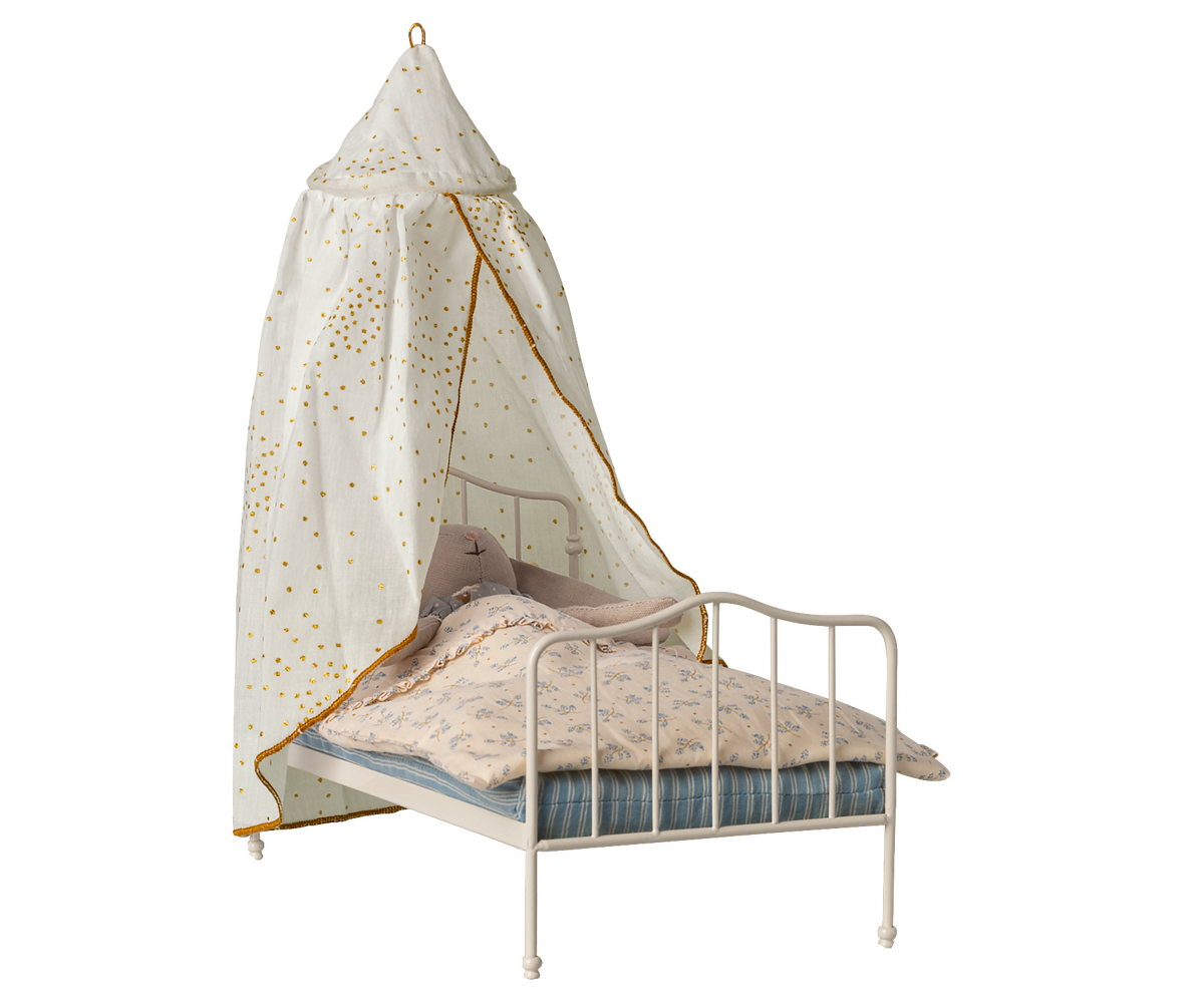 Miniature Bed Canopy in Off White
