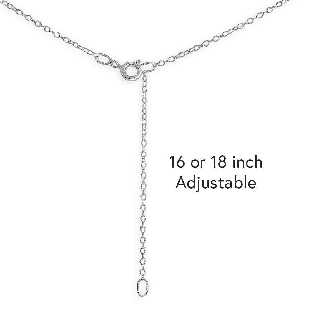 Sterling Silver Wax Seal North Star Necklace