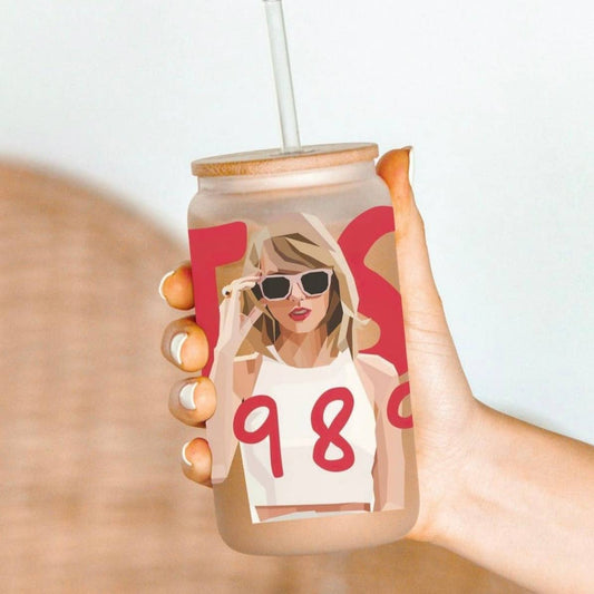 TS 1989 16oz Frosted Glass Can