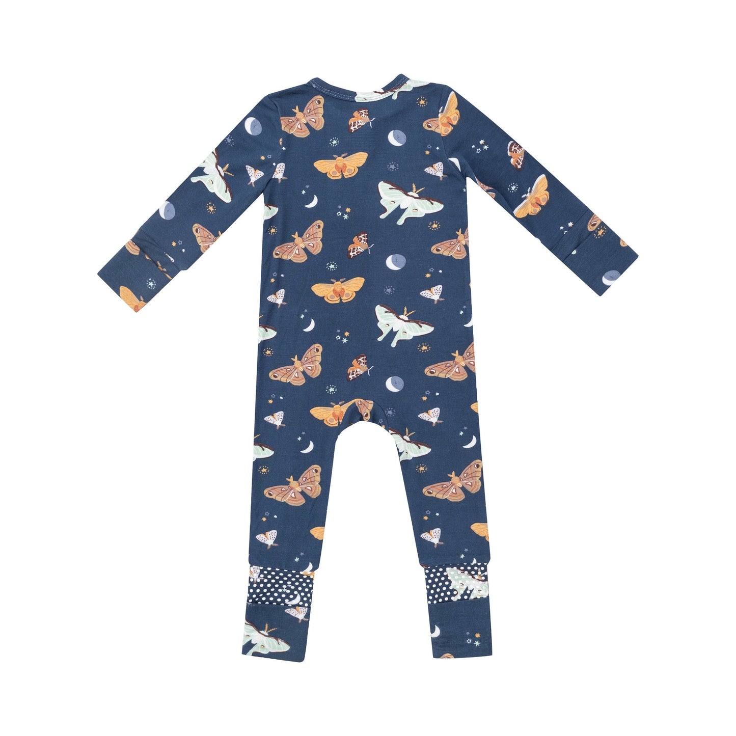 Moths 2 Way Zipper Romper