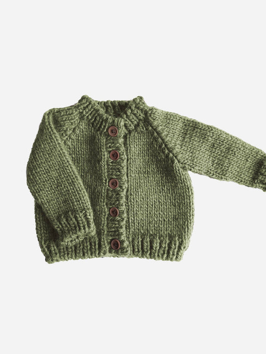 Classic Hand Knit Cardigan