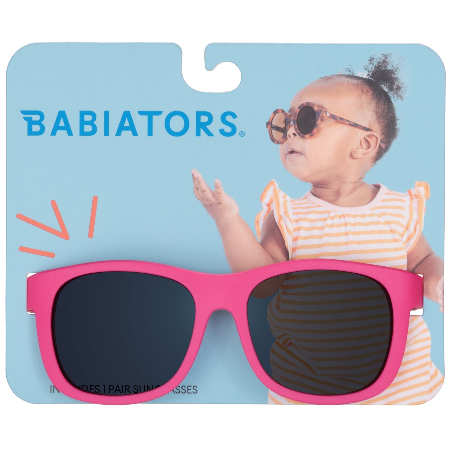 Hot Magenta Classic Navigator Kids Sunglasses