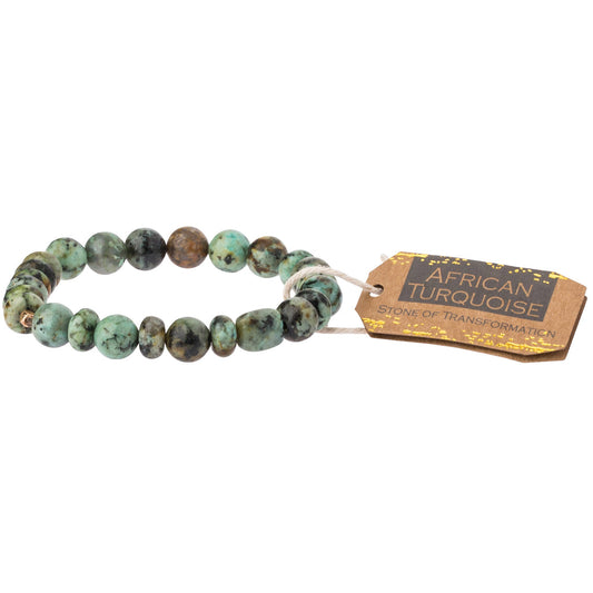 African Turquoise Stone Bracelet