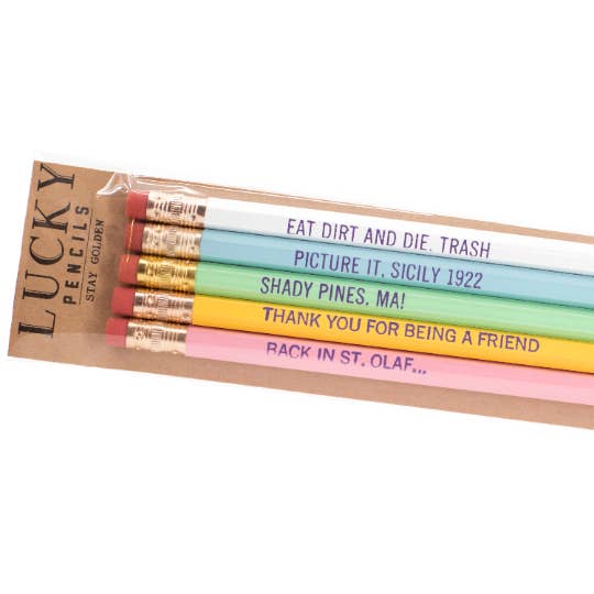 Golden Girls Quote Pencils - Set of 5