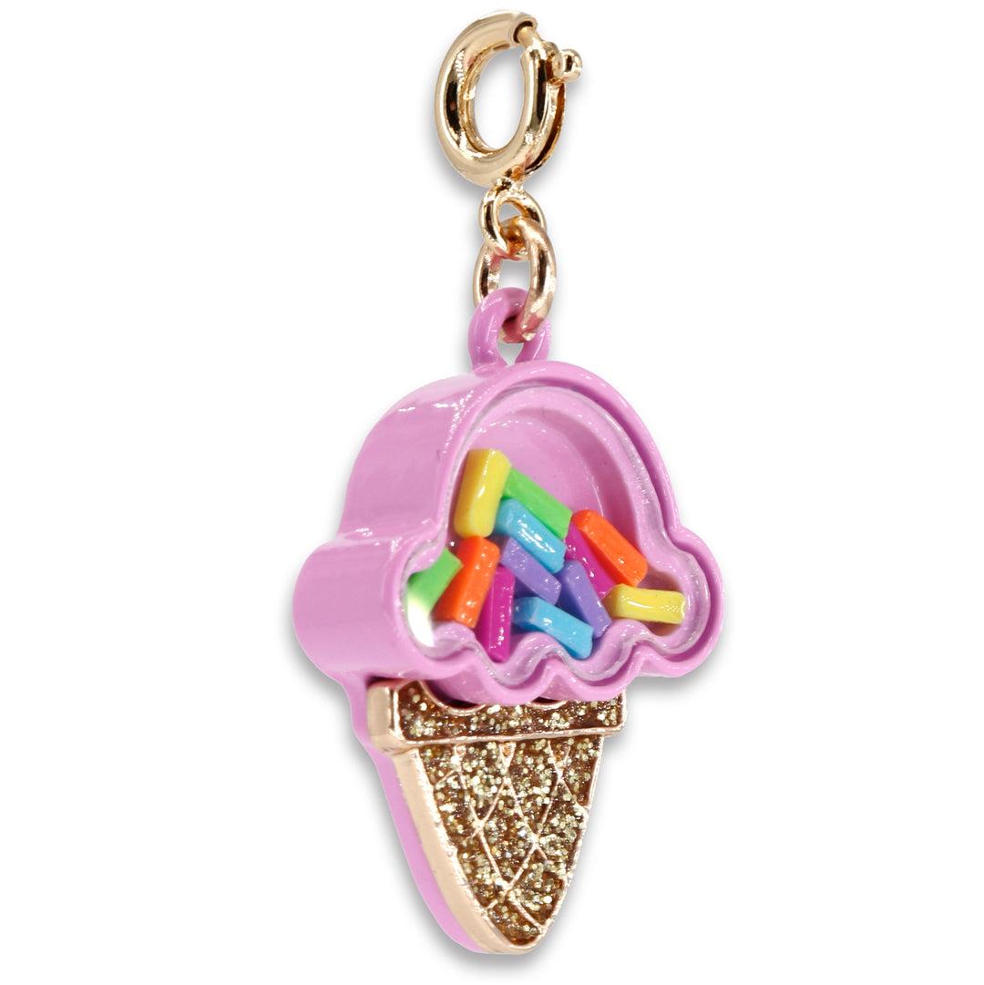 Ice Cream Cone Shaker Charm