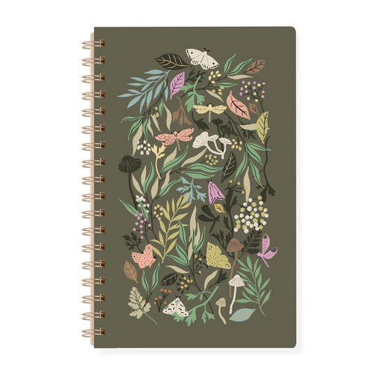 Garden At Dusk Spiral Notebook
