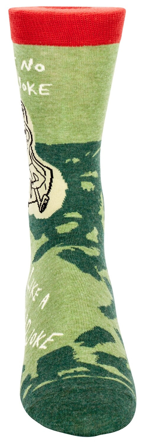 Ain't No Bad Joke Like A Dad Joke Men's Crew Socks