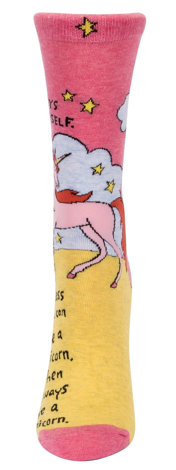 Always Be a Unicorn Women's Crew Socks