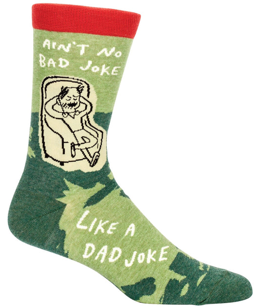 Ain't No Bad Joke Like A Dad Joke Men's Crew Socks