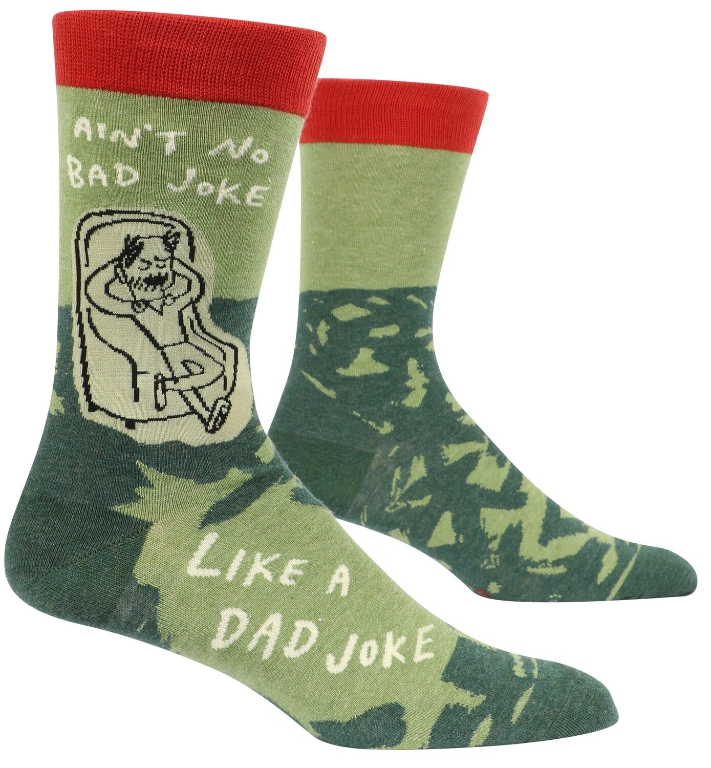 Ain't No Bad Joke Like A Dad Joke Men's Crew Socks