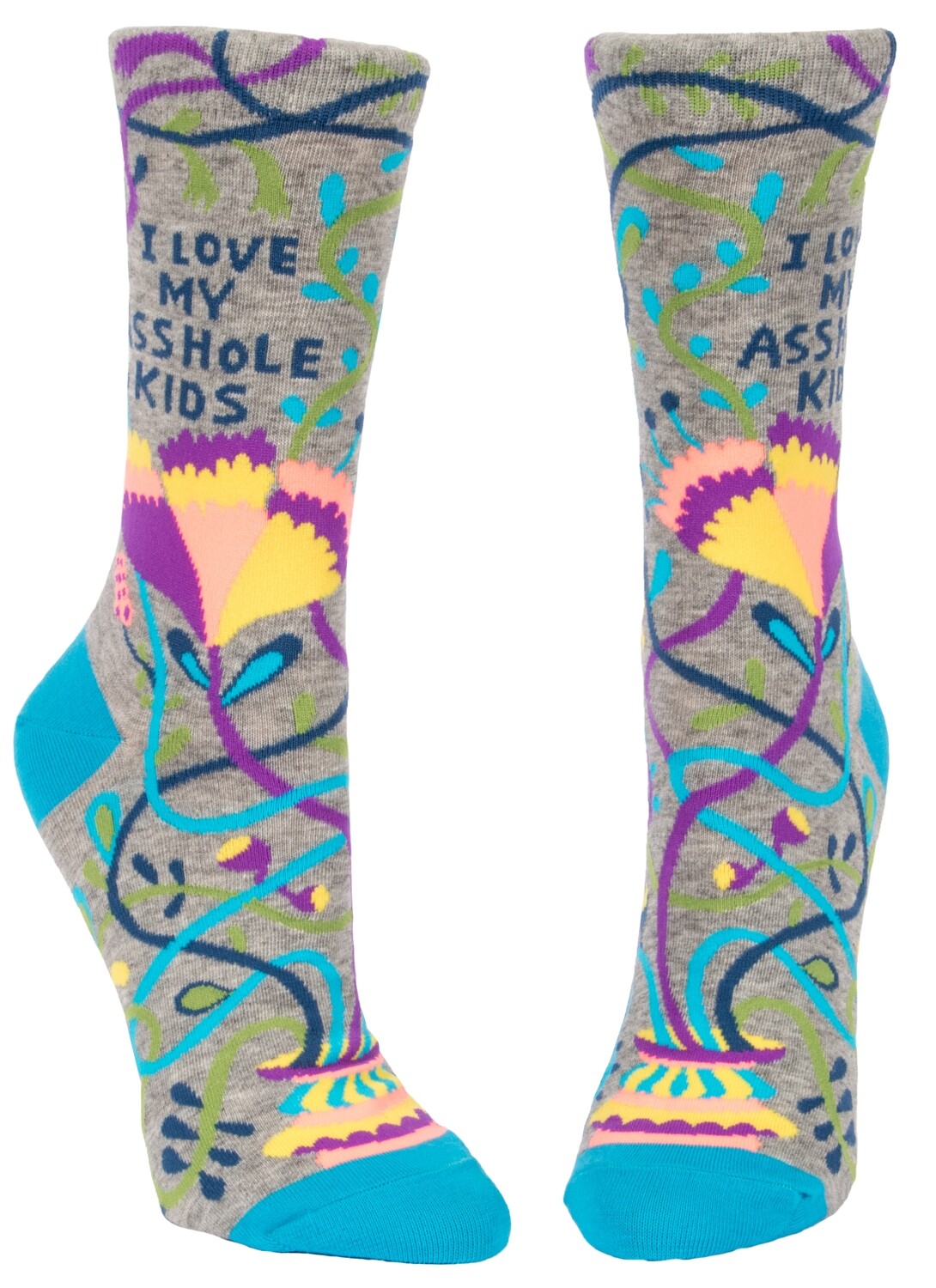 I Love My Ahole Kids Women's Crew Socks