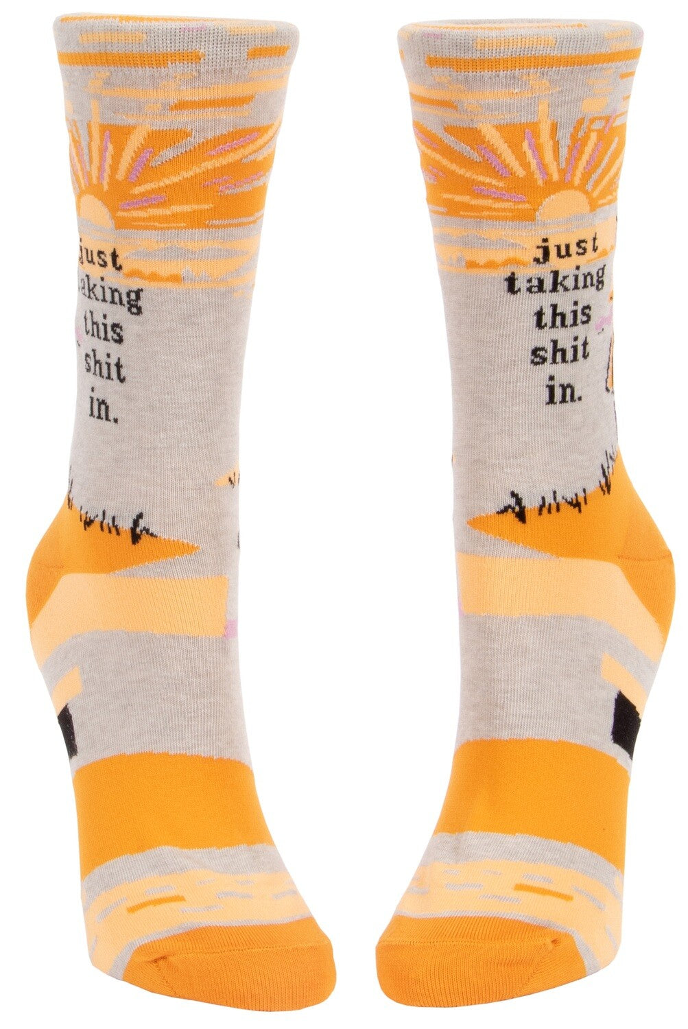 Taking This Shit In Women's Crew Socks