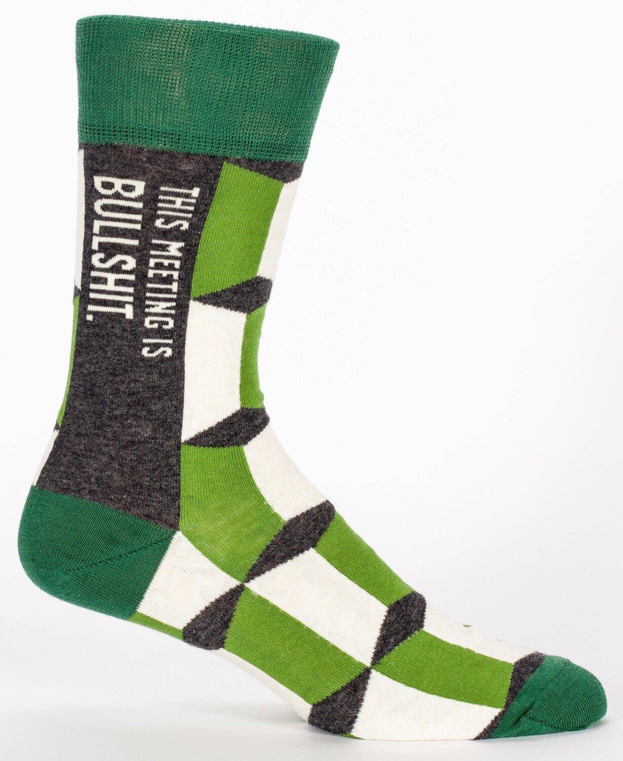 Meeting Is Bullshit Men's Crew Socks