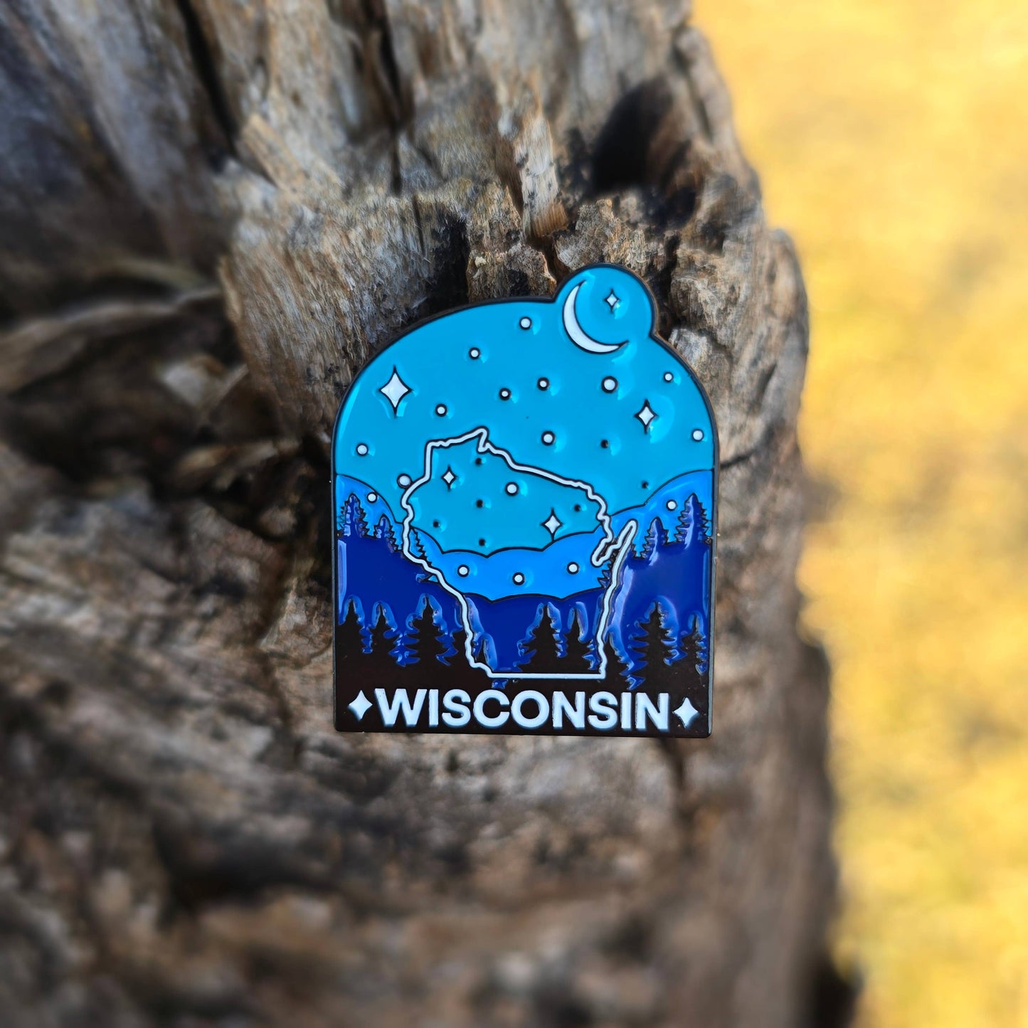 Wisconsin enamel pin