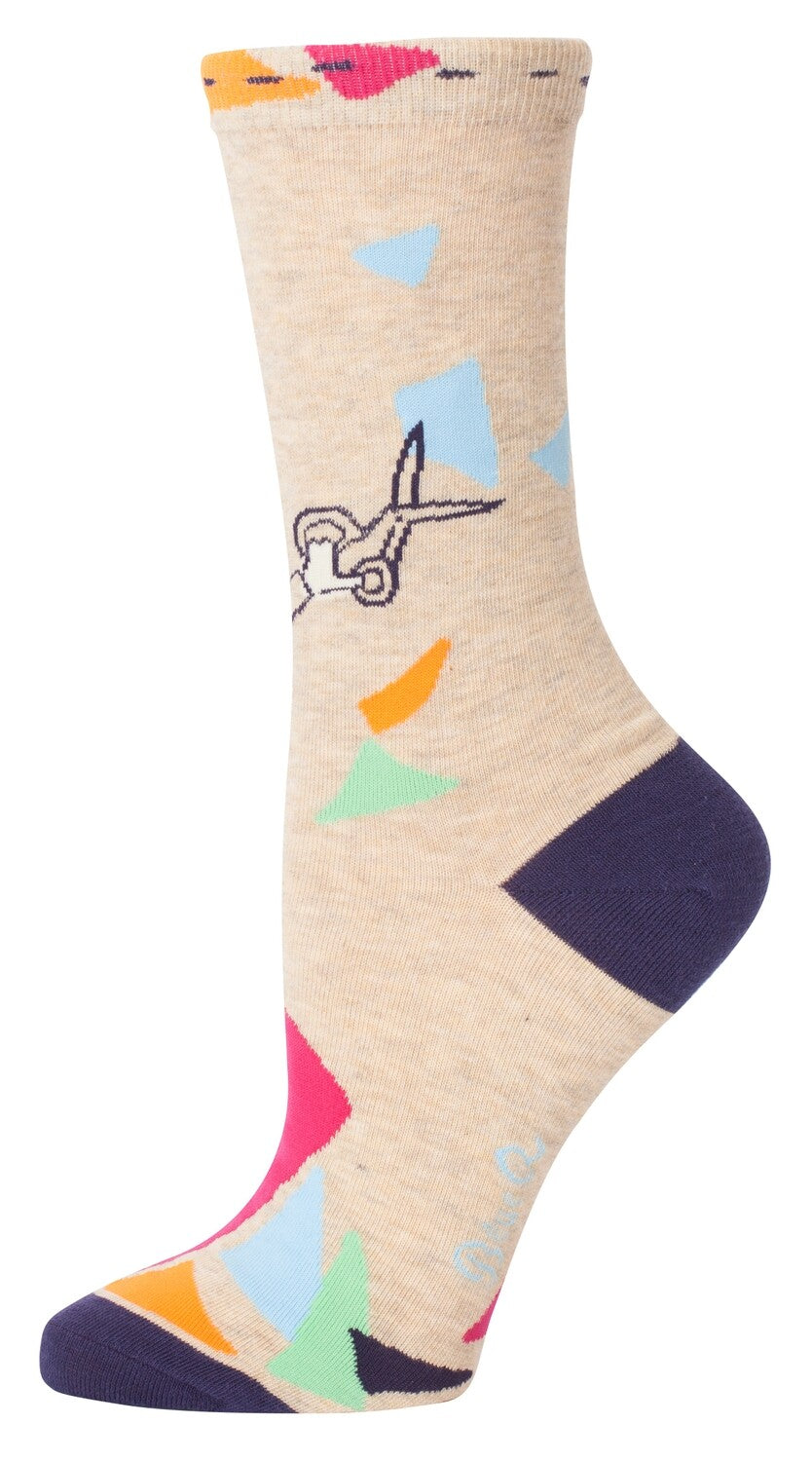 You Crafty Bitch Women's Crew Socks