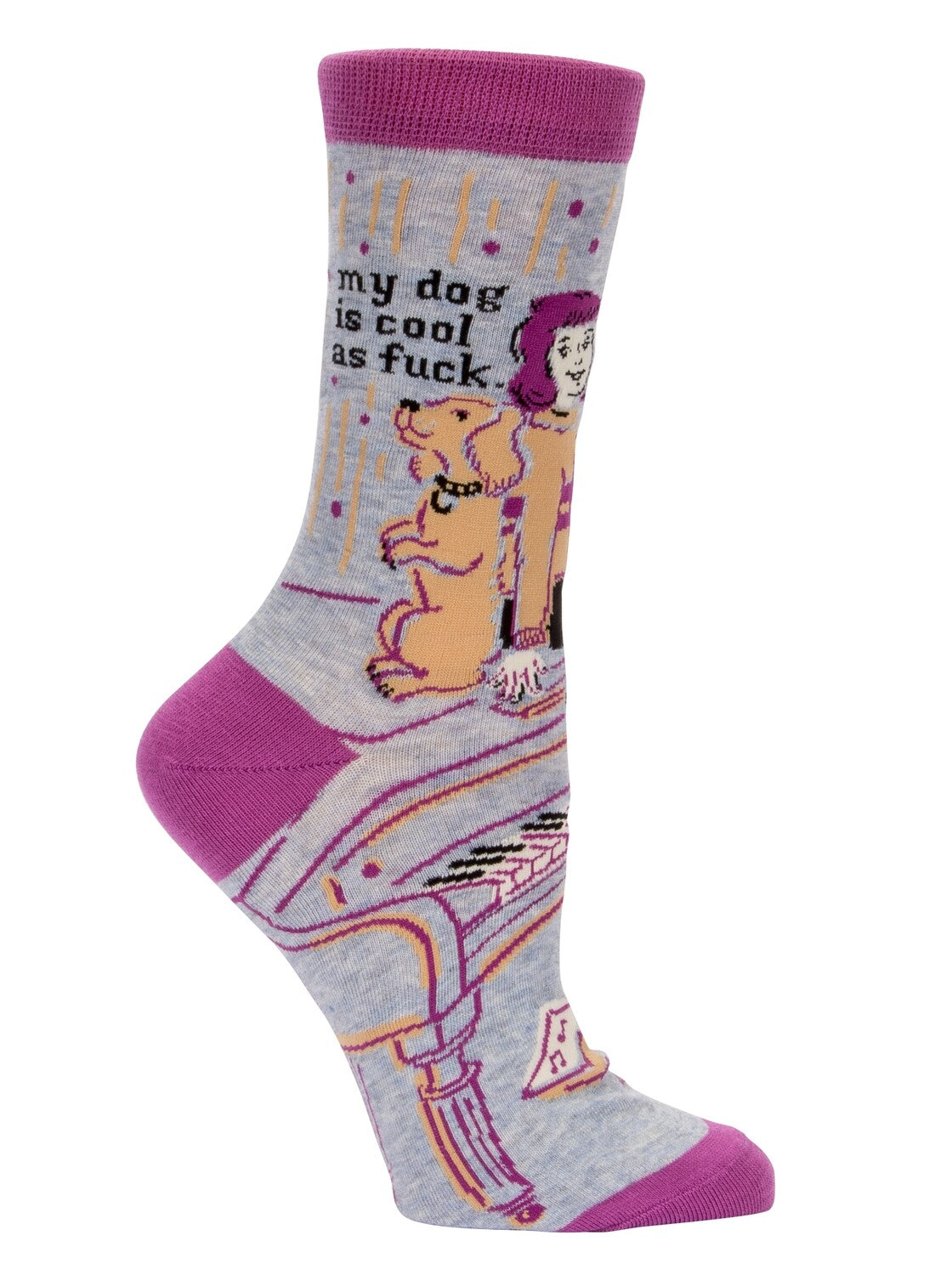 My Dog is Cool AF Women's Crew Socks