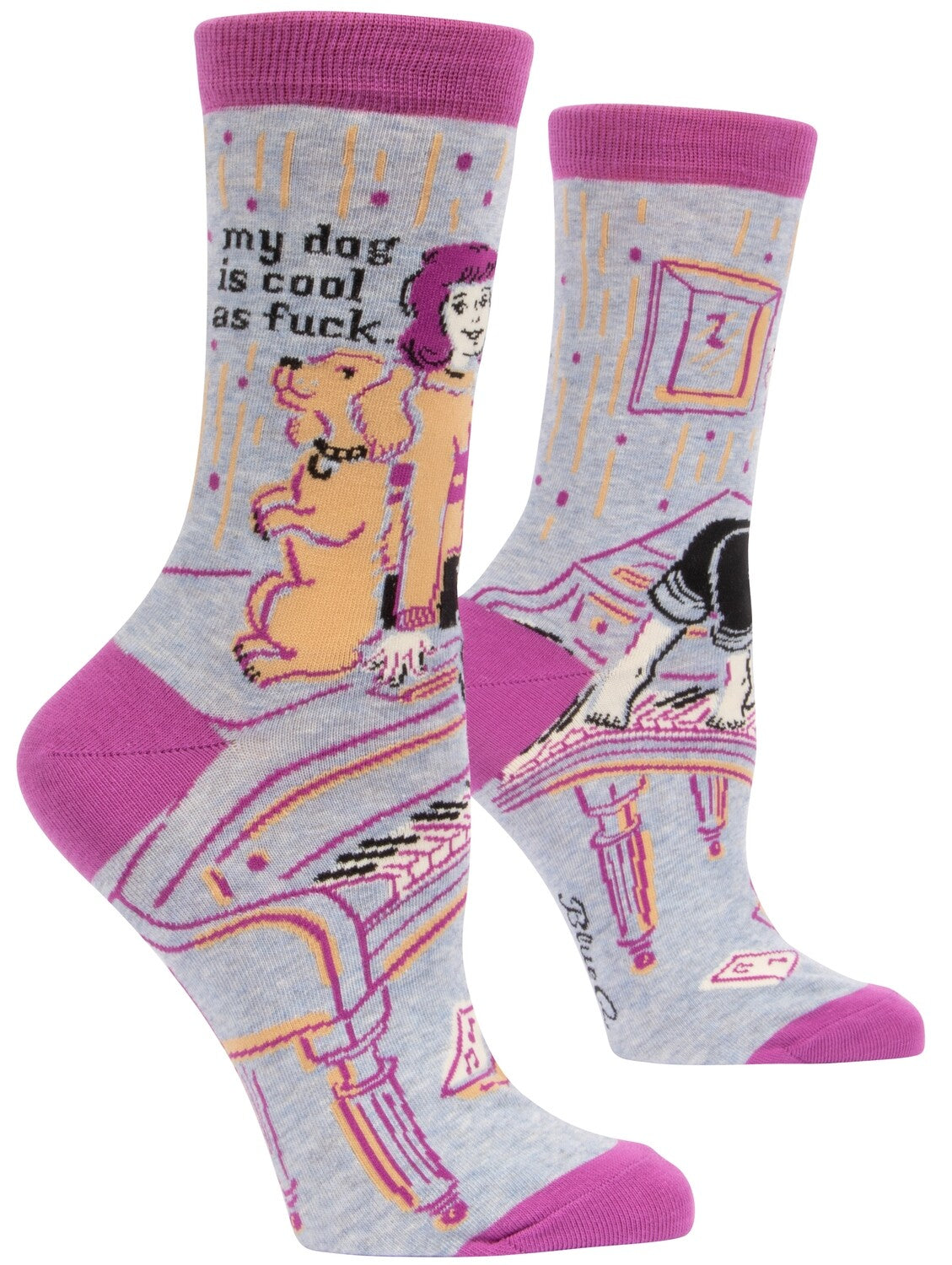 My Dog is Cool AF Women's Crew Socks