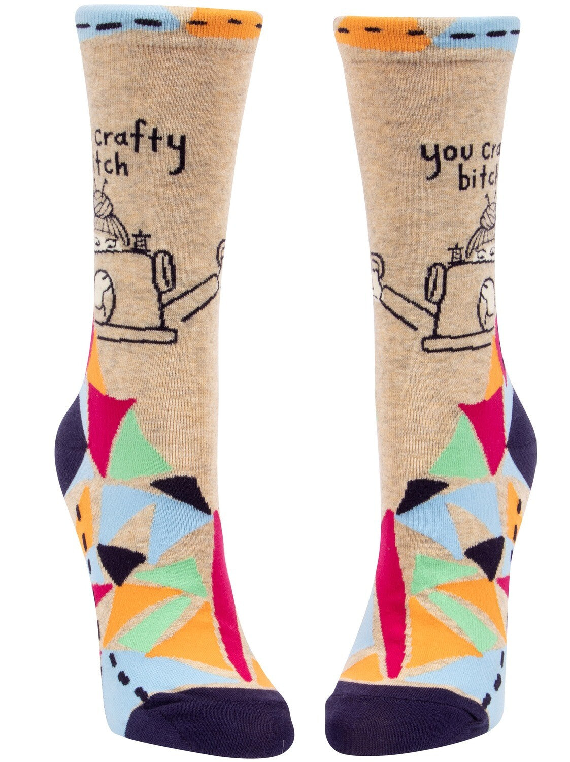 You Crafty Bitch Women's Crew Socks