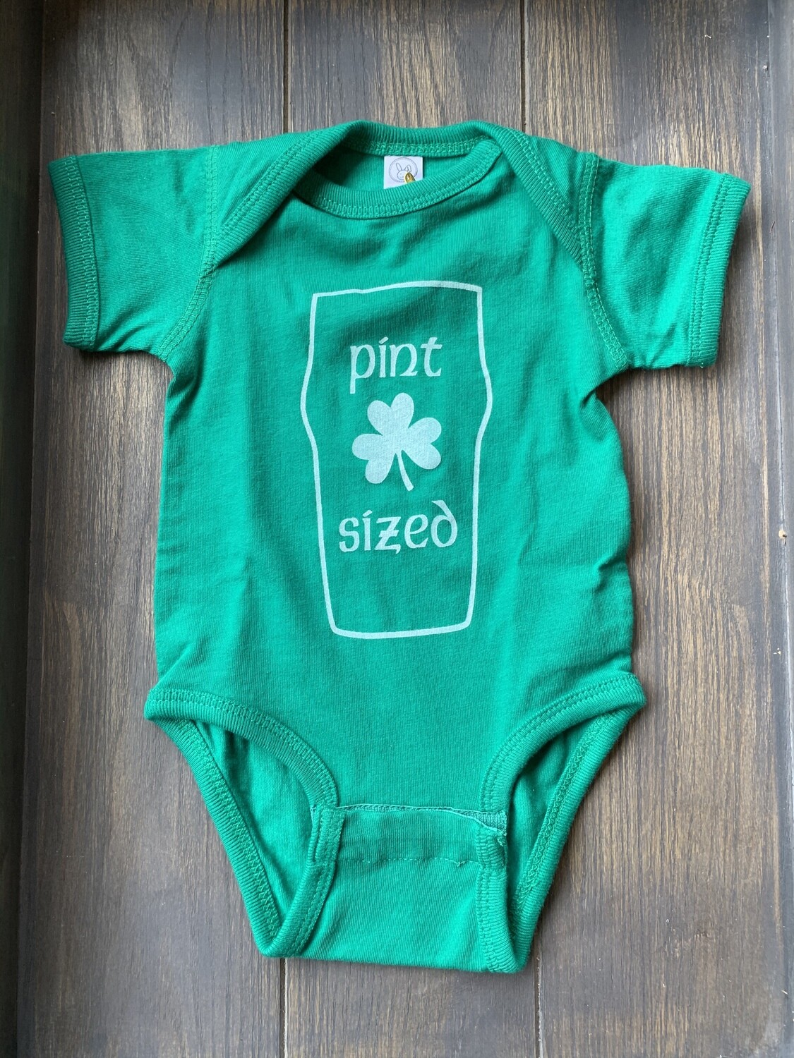 Pint Sized Kelly Green Onesie