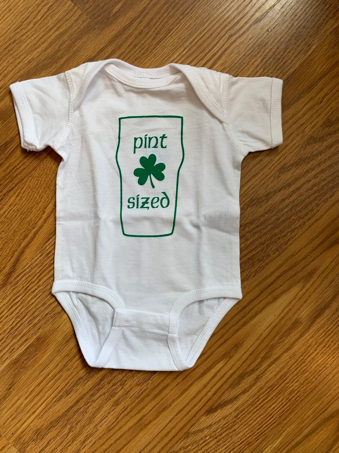 Pint Sized White Onesie