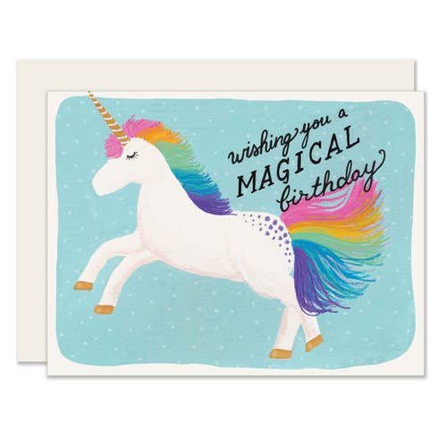 Magical Birthday Unicorn Kids Card