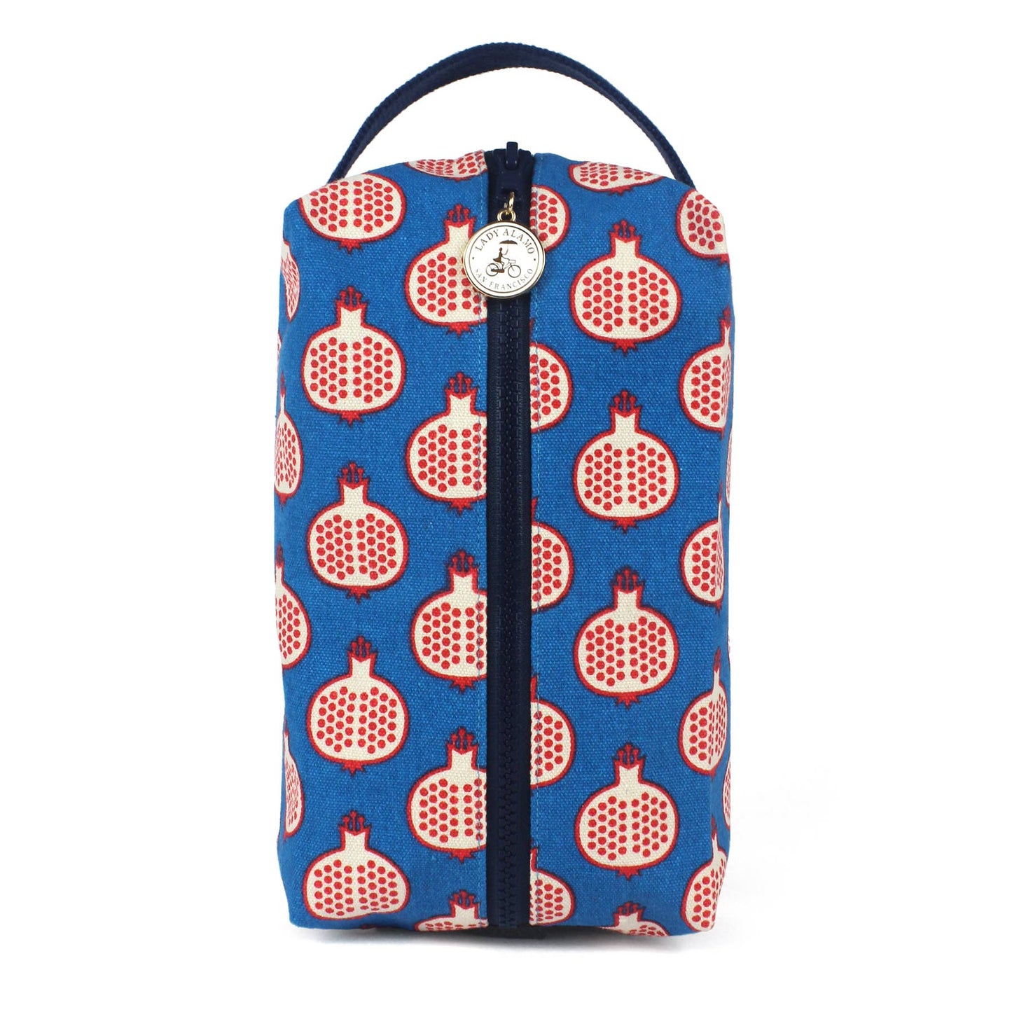 Box Zip Pomegranate Toiletry Bag