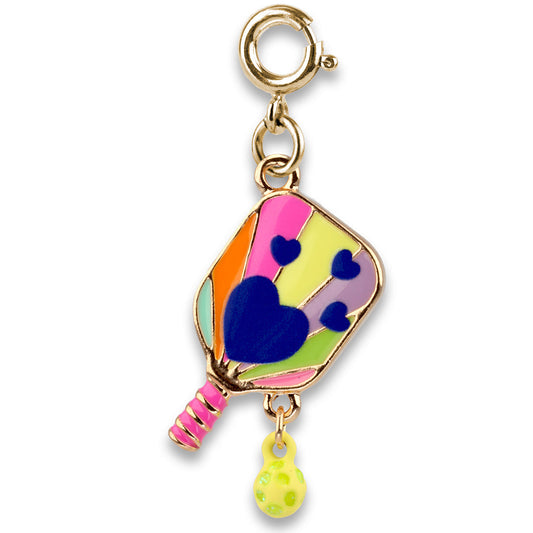 Gold Pickleball Charm