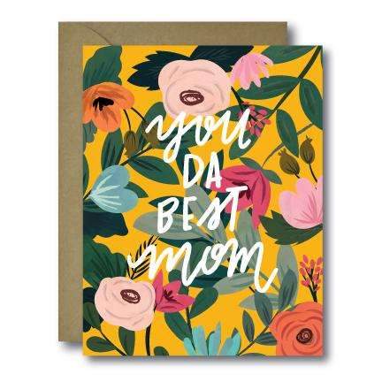 You Da Best Mom Floral Card