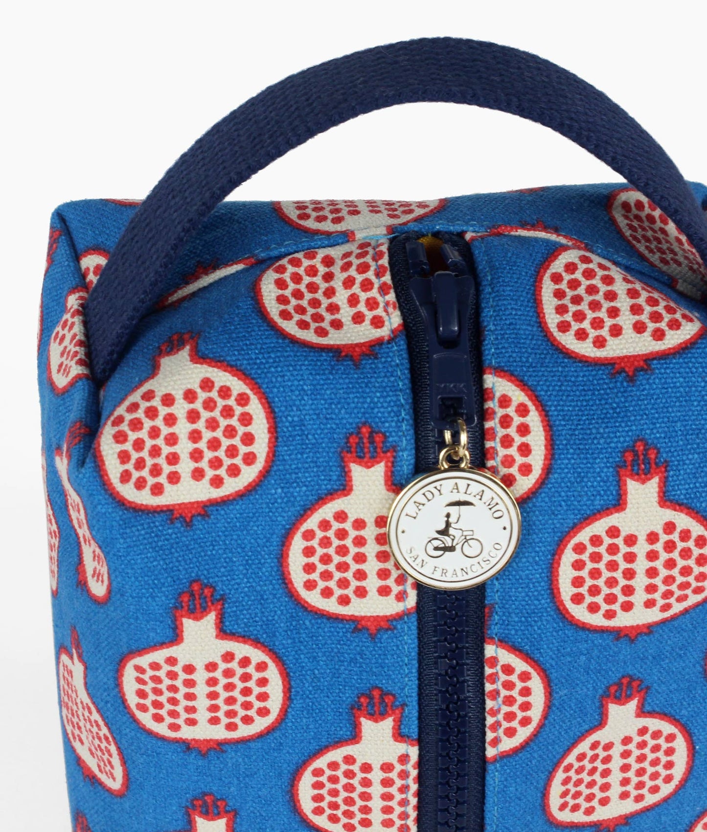 Box Zip Pomegranate Toiletry Bag