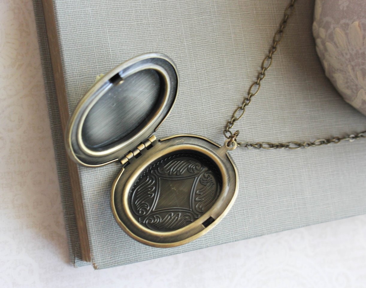 Bee Necklace Photo Locket