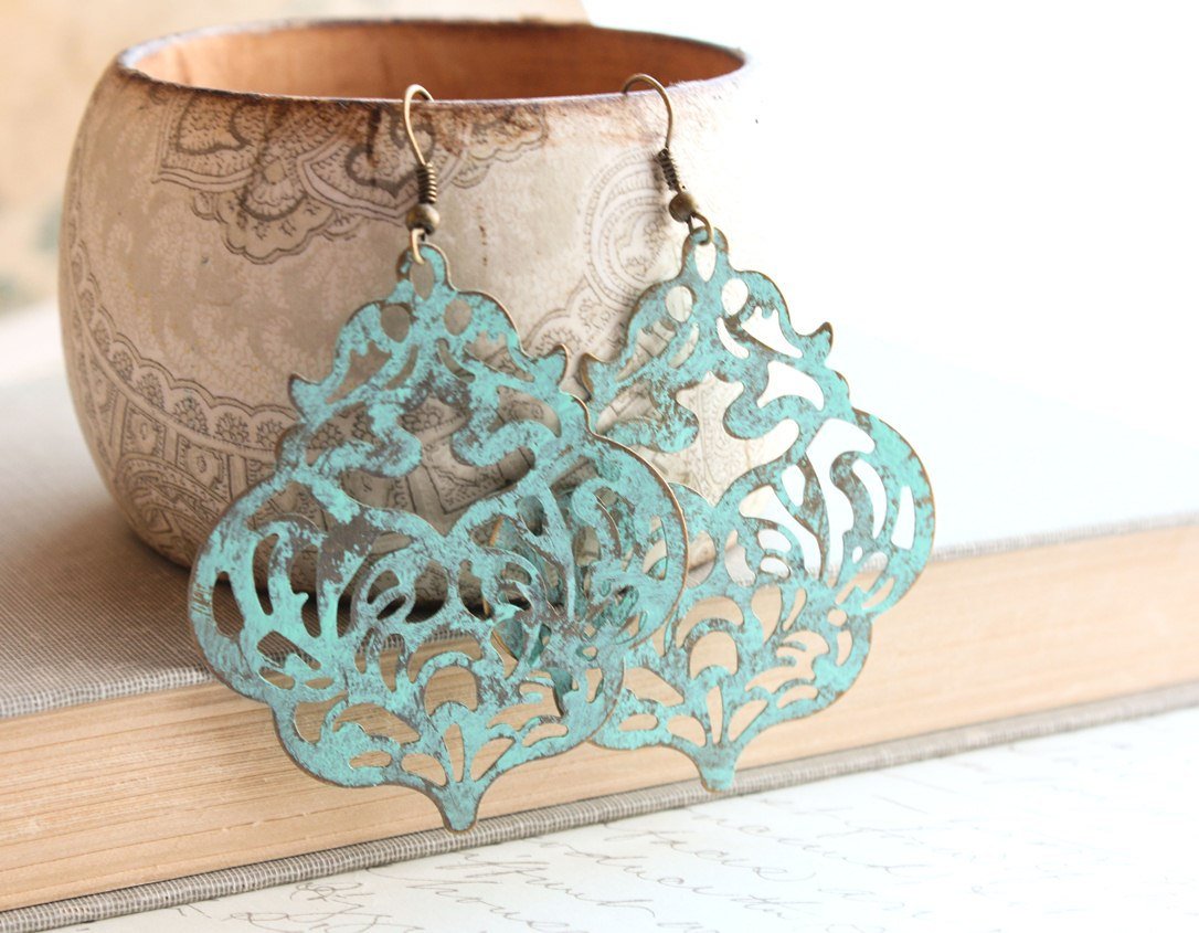 Damask Filigree Earrings