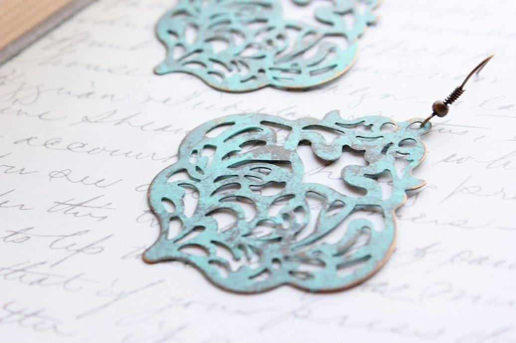 Damask Filigree Earrings