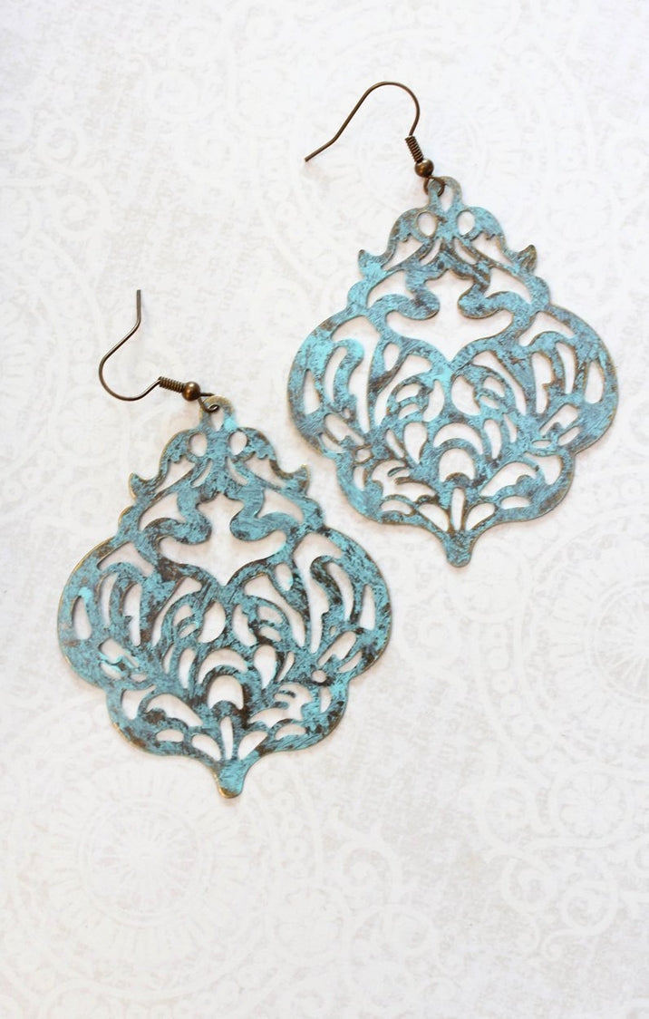 Damask Filigree Earrings