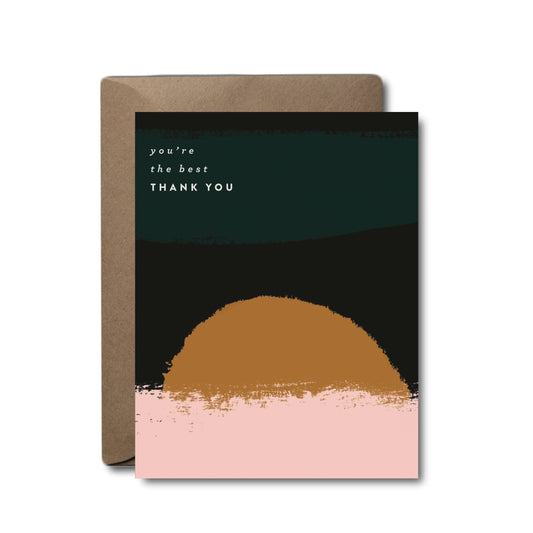 You're The Best Thank You Card