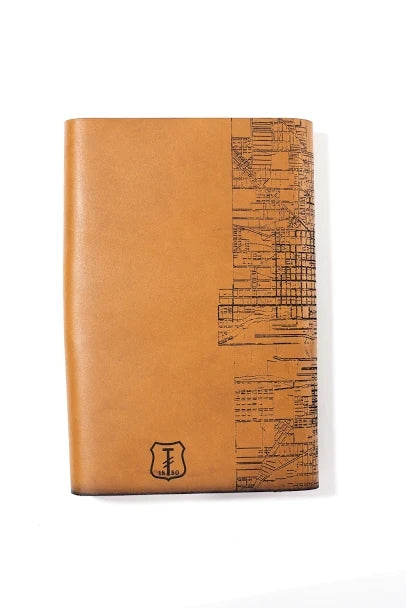 Milwaukee Map Leather Journal