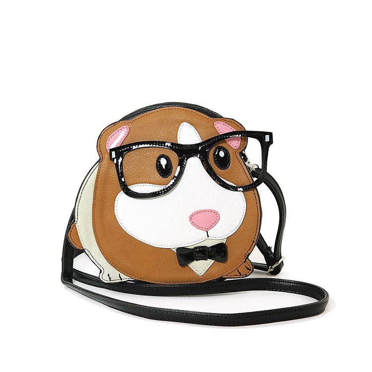 Nerdy Guinea Pig Crossbody Bag
