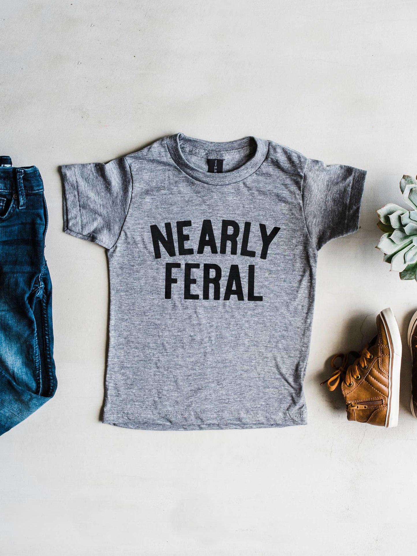 Nearly Feral Kid's Tee