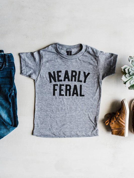 Nearly Feral Kid's Tee