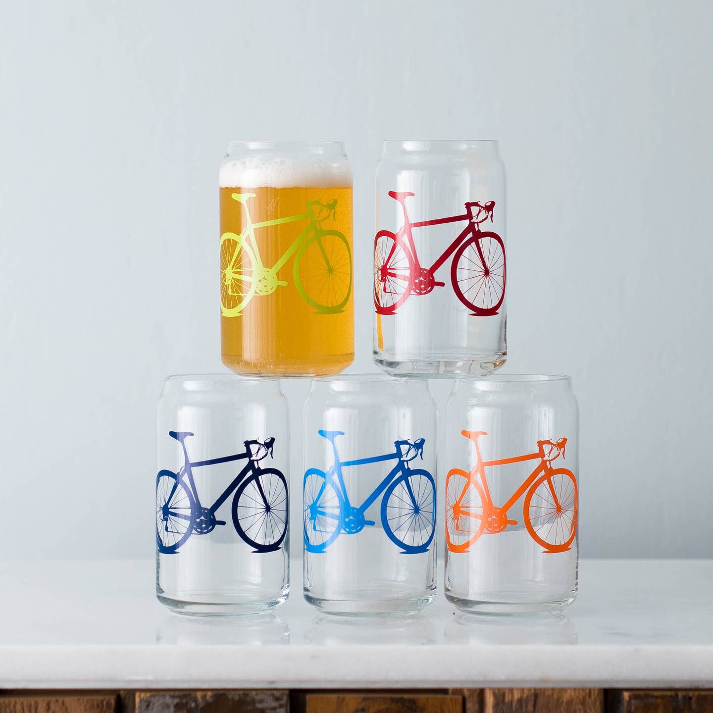 Bicycle Can Glass