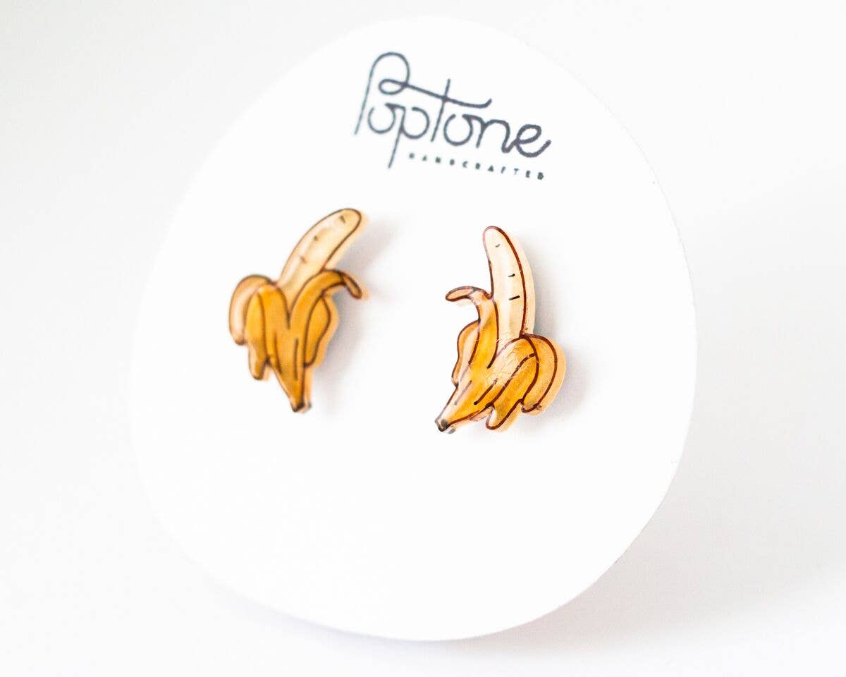 Banana Fruit Earrings