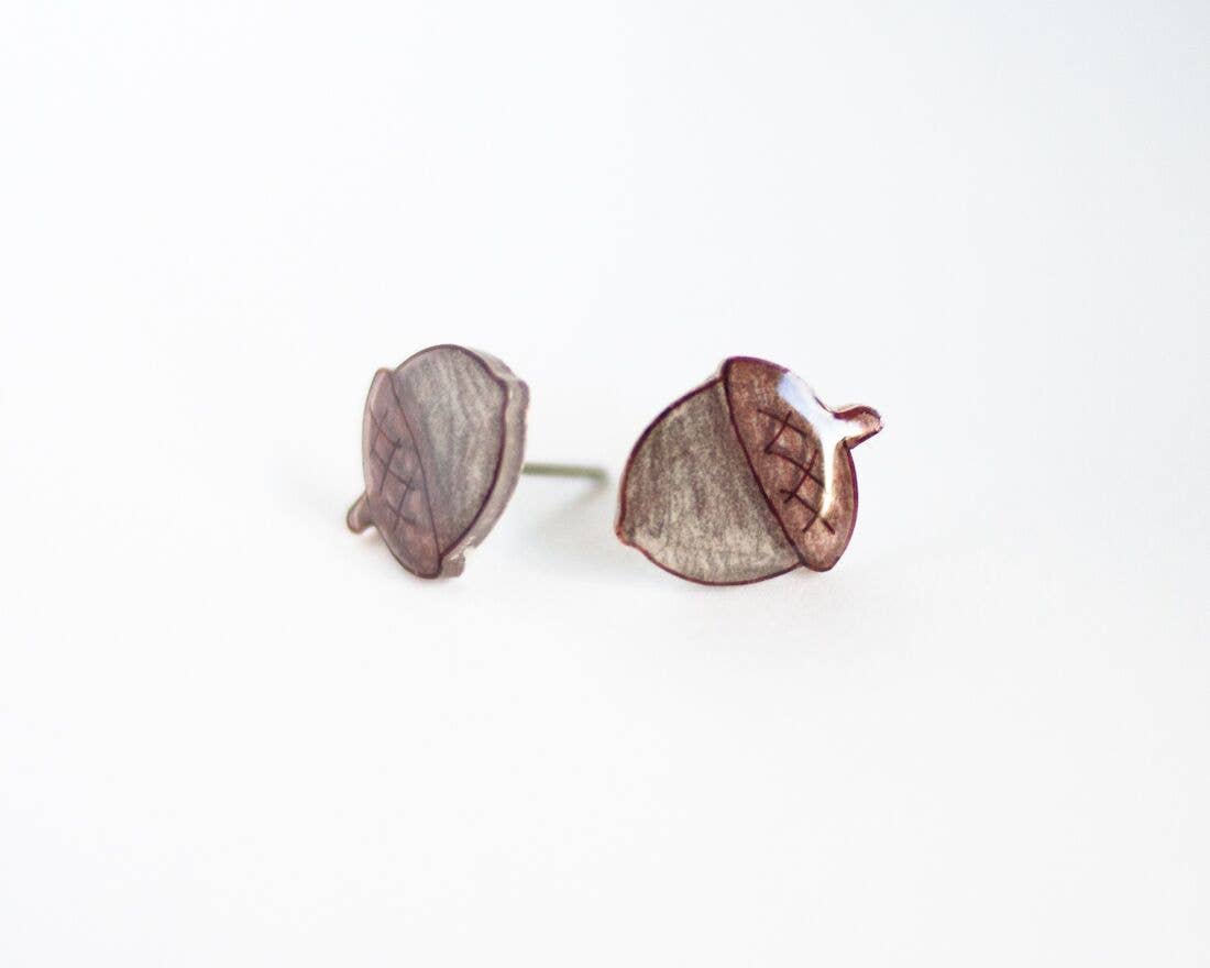 Acorn Stud Earrings