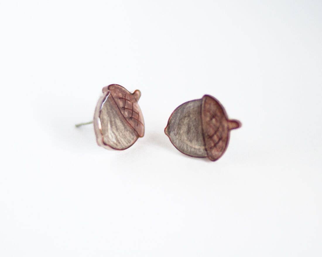 Acorn Stud Earrings