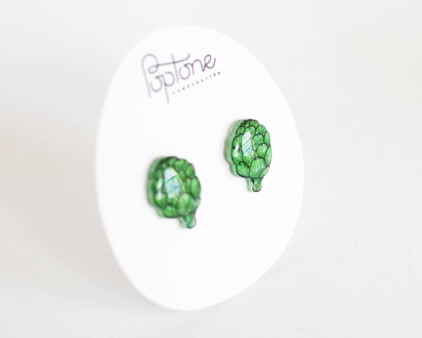 Artichoke Vegetable Stud Earrings
