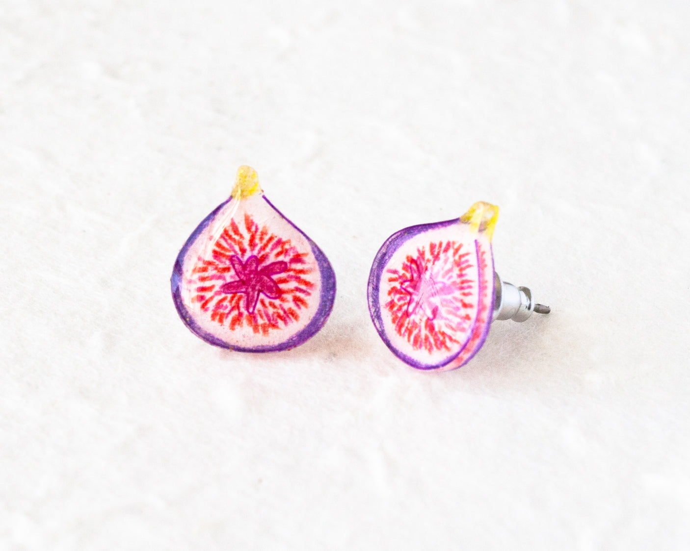 Fig Fruit Earrings