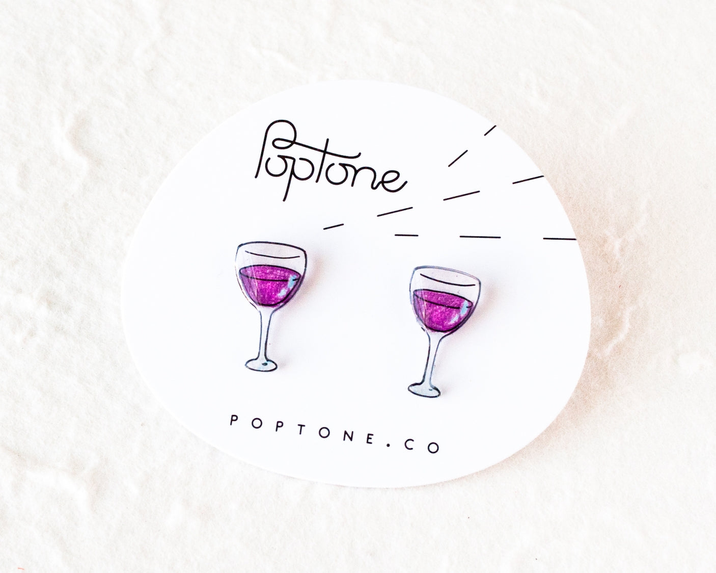 Wine Glass Earrings