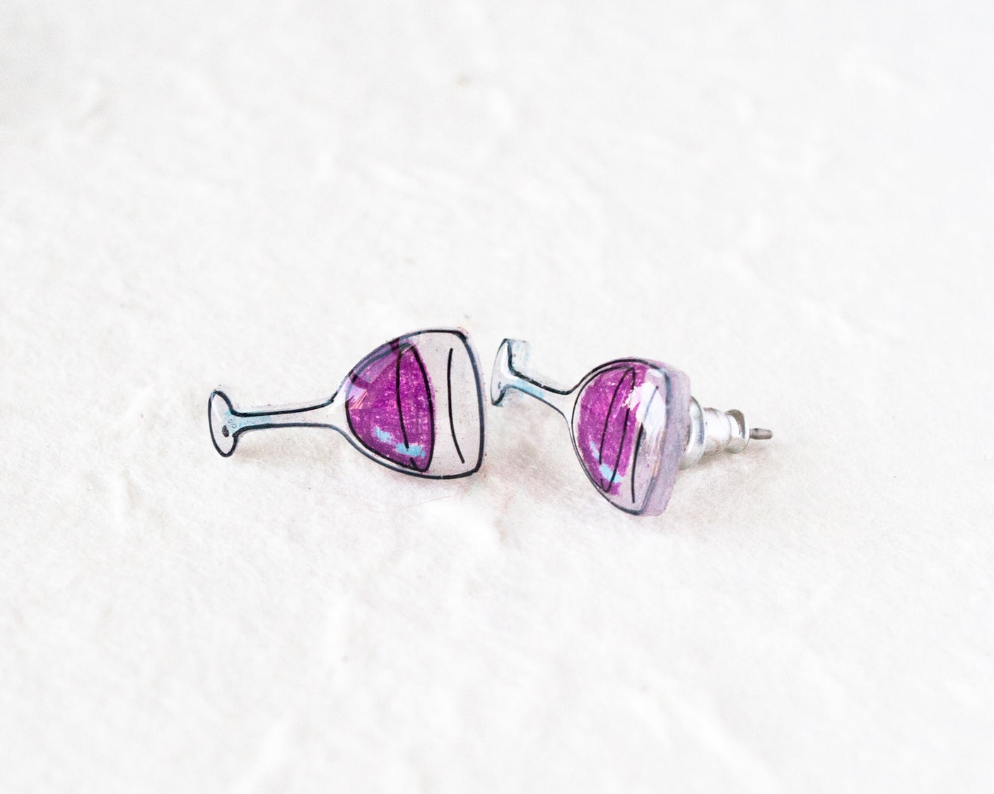 Wine Glass Earrings