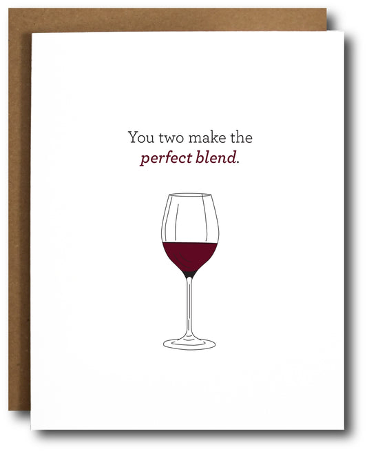 Perfect Blend Wine Card